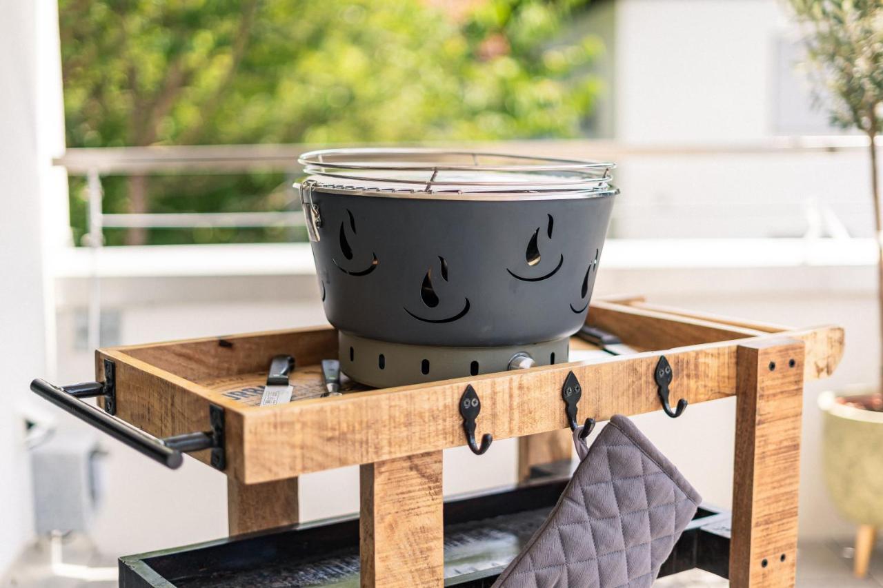Alpdeluxe Smart Home - Balkon-Wanne-Tiefgarage-Bbq Kolbermoor Bagian luar foto