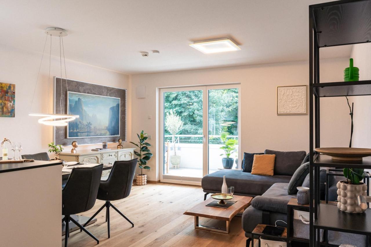 Alpdeluxe Smart Home - Balkon-Wanne-Tiefgarage-Bbq Kolbermoor Bagian luar foto
